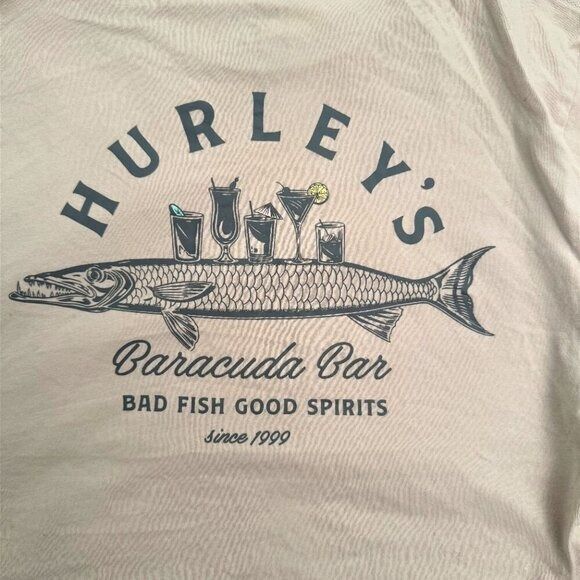 Hurley Men's Everyday Barracuda Bar Short Sleeve T-Shirt, Size Small - Picture 9 of 11